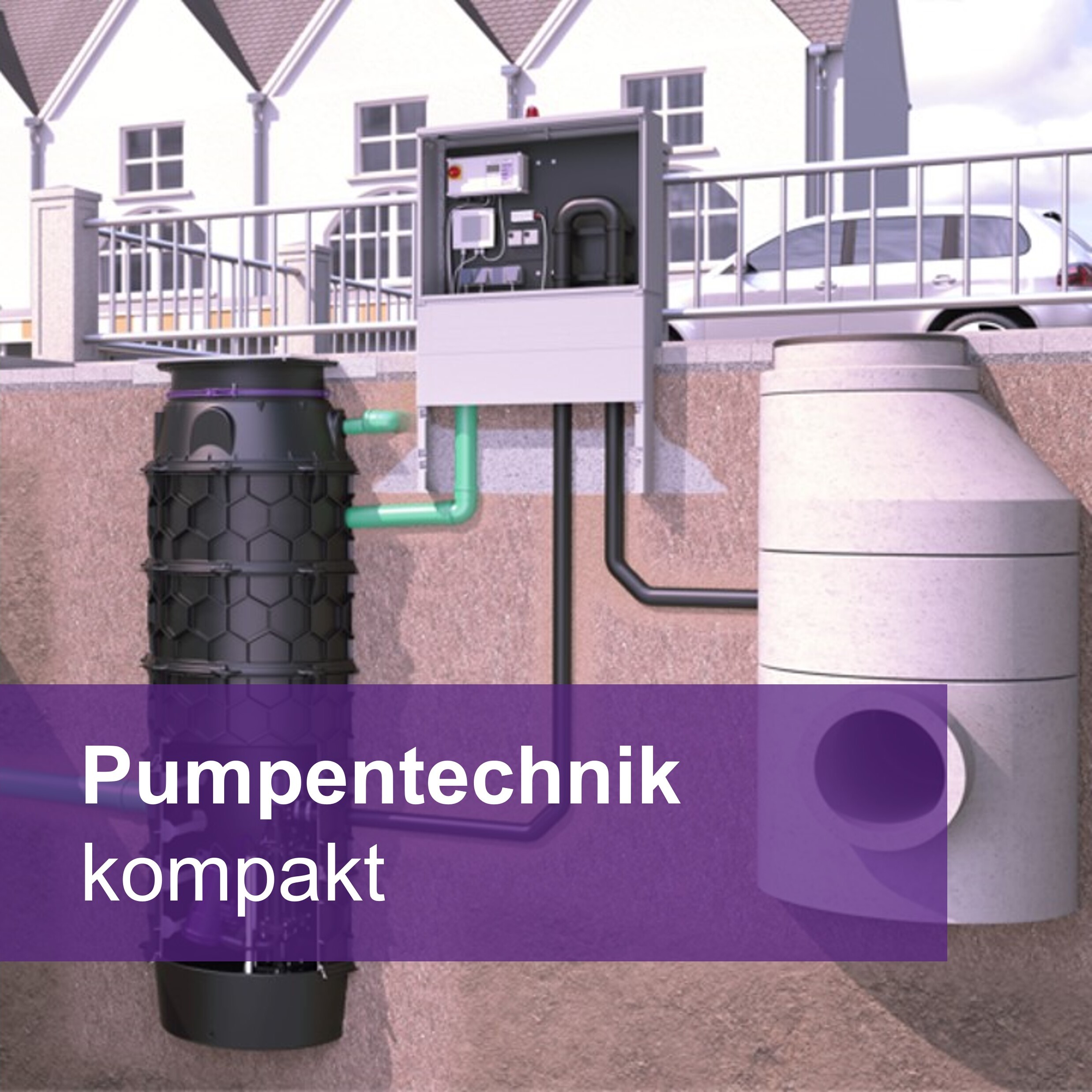 Öffnen Pumpentechnik kompakt