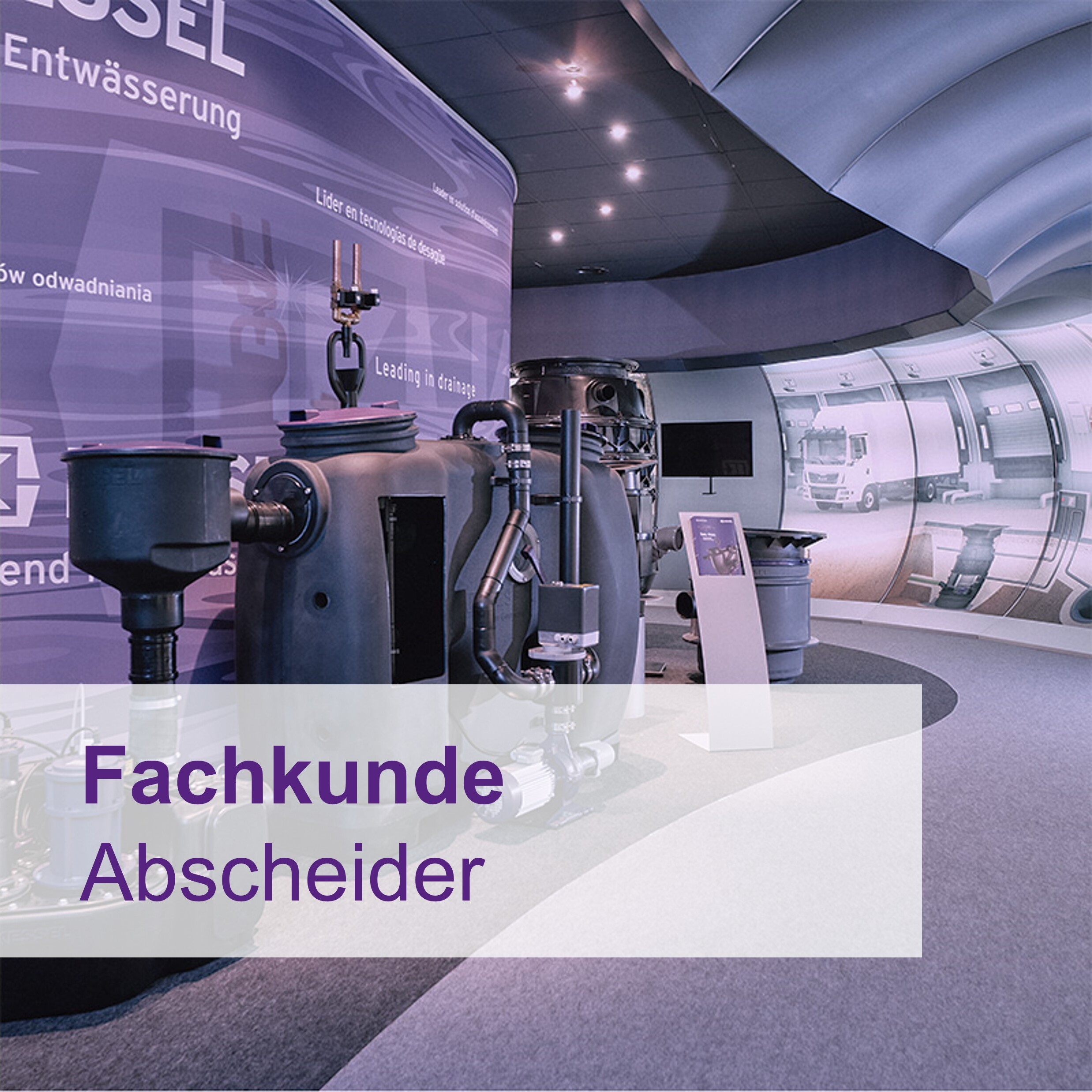 Öffnen Fachkunde Abscheider