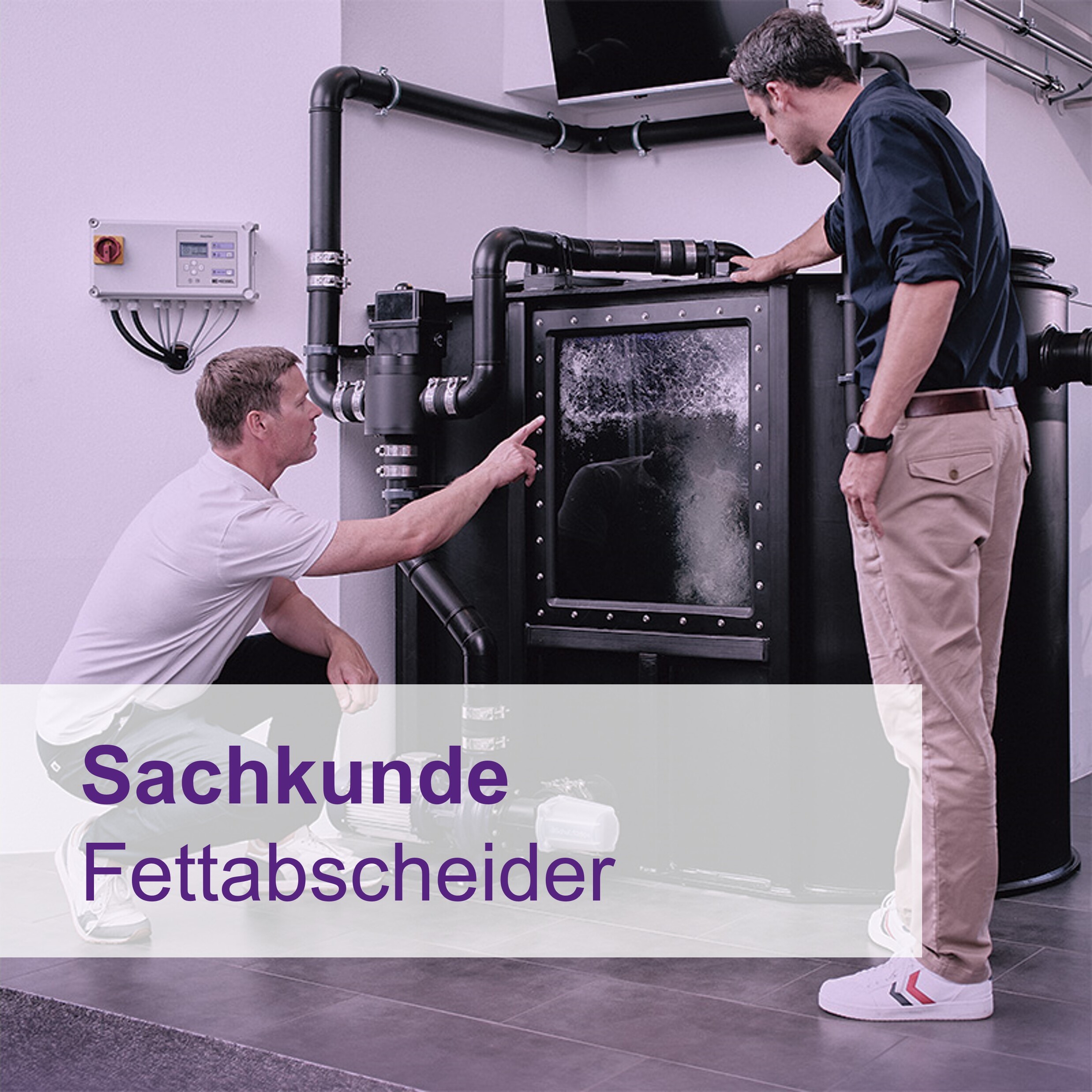 Öffnen Sachkunde Fettabscheider